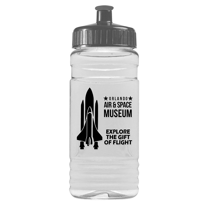 Garyline® Clear Bottle with Push-Pull Lid - 20 oz.