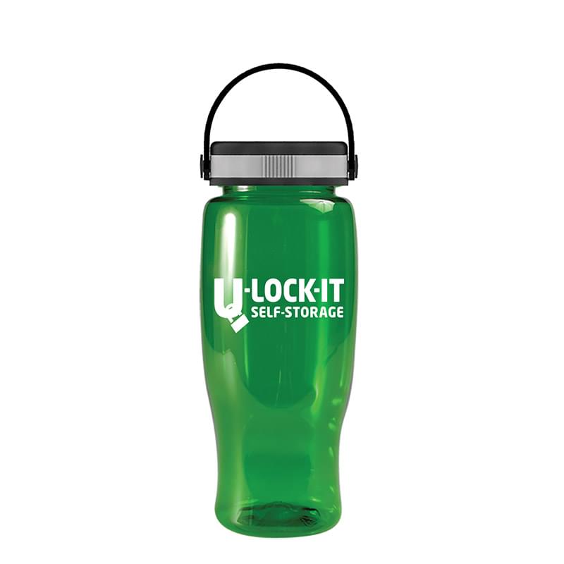 Poly-Pure -27oz. Transparent Bottle -EZ-Grip Lid