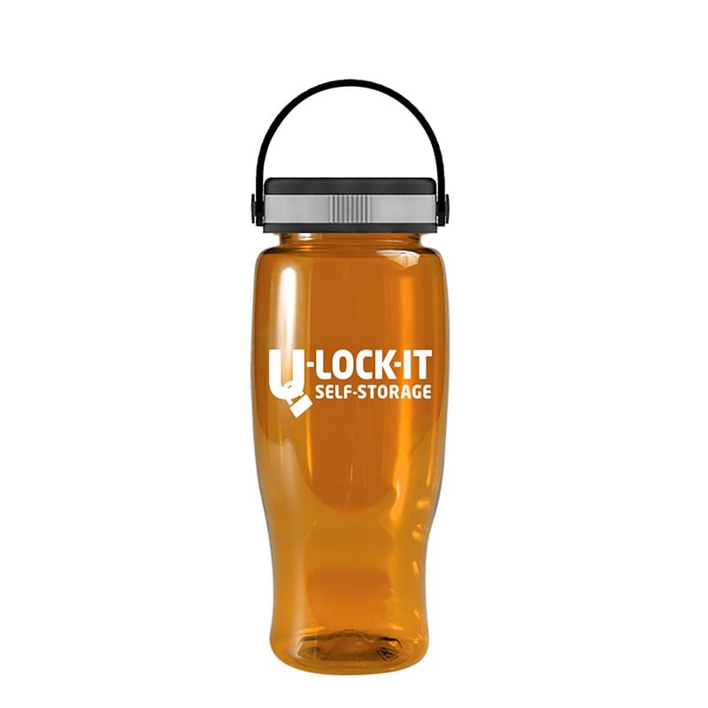 Poly-Pure -27oz. Transparent Bottle -EZ-Grip Lid