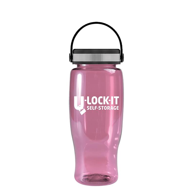 Poly-Pure -27oz. Transparent Bottle -EZ-Grip Lid