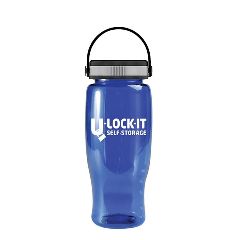 Poly-Pure -27oz. Transparent Bottle -EZ-Grip Lid