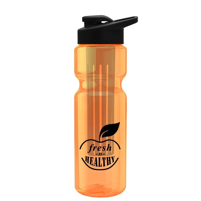 28 oz. Bottle with Long Infuser & Snap Lid