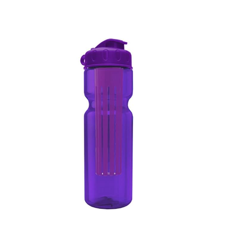 28 oz. Infuser Sports Bottle - Flip Lid and Long Infuser