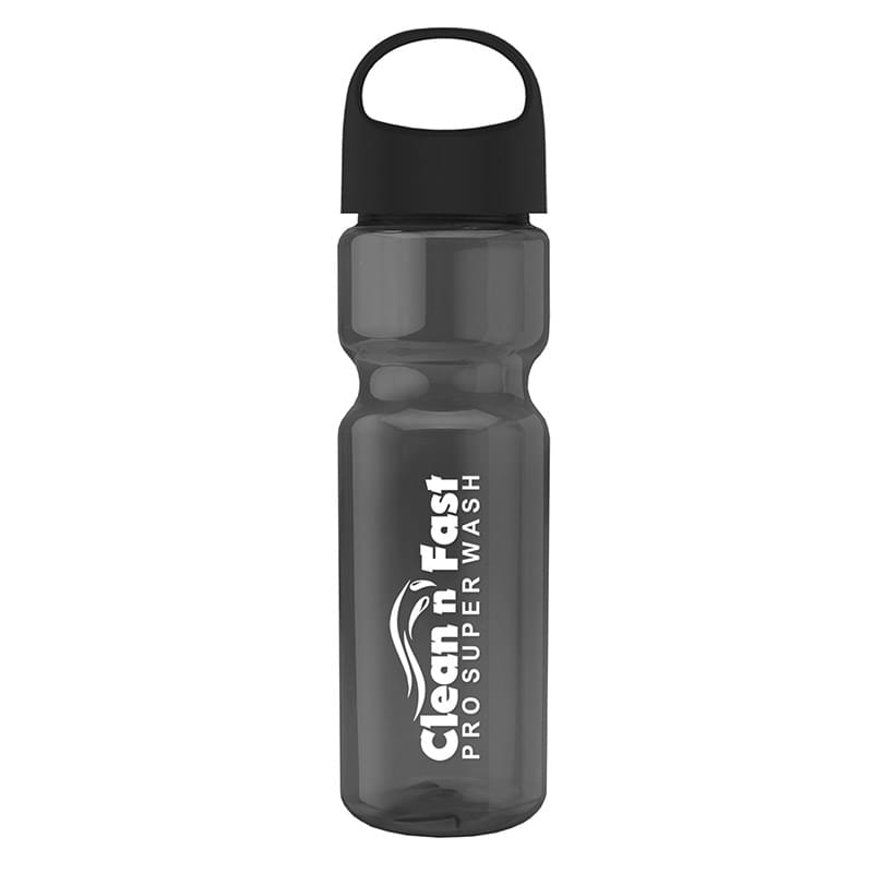 Champion - 28 oz. Transparent Bottle with Oval Crest Lid