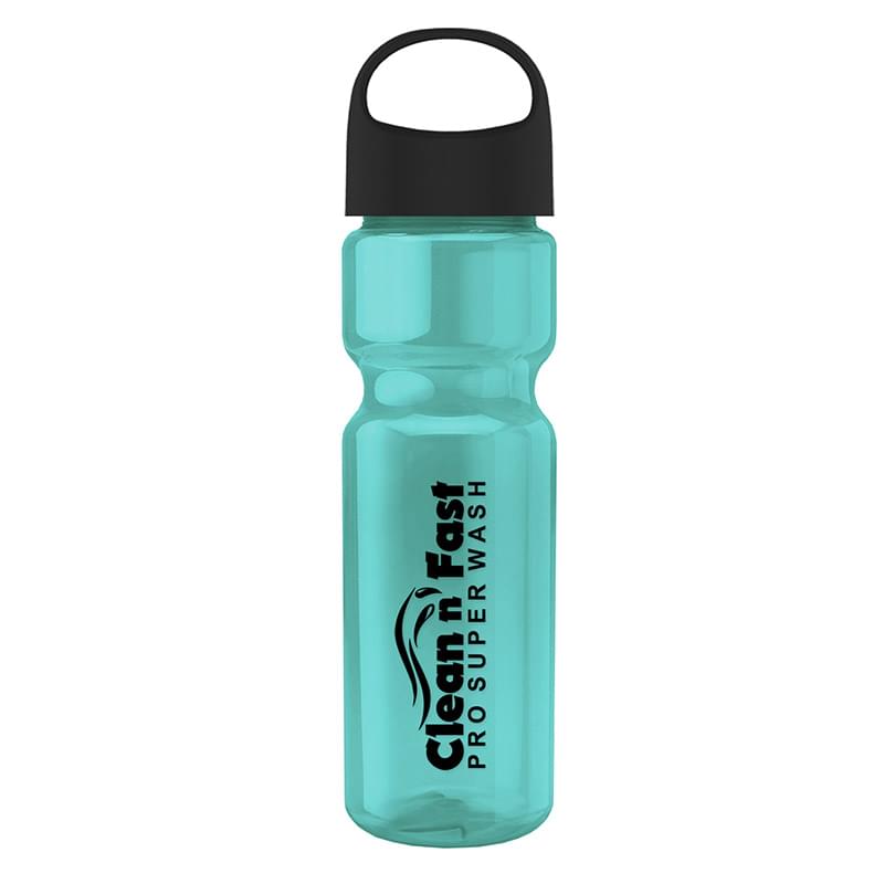 Champion - 28 oz. Transparent Bottle with Oval Crest Lid