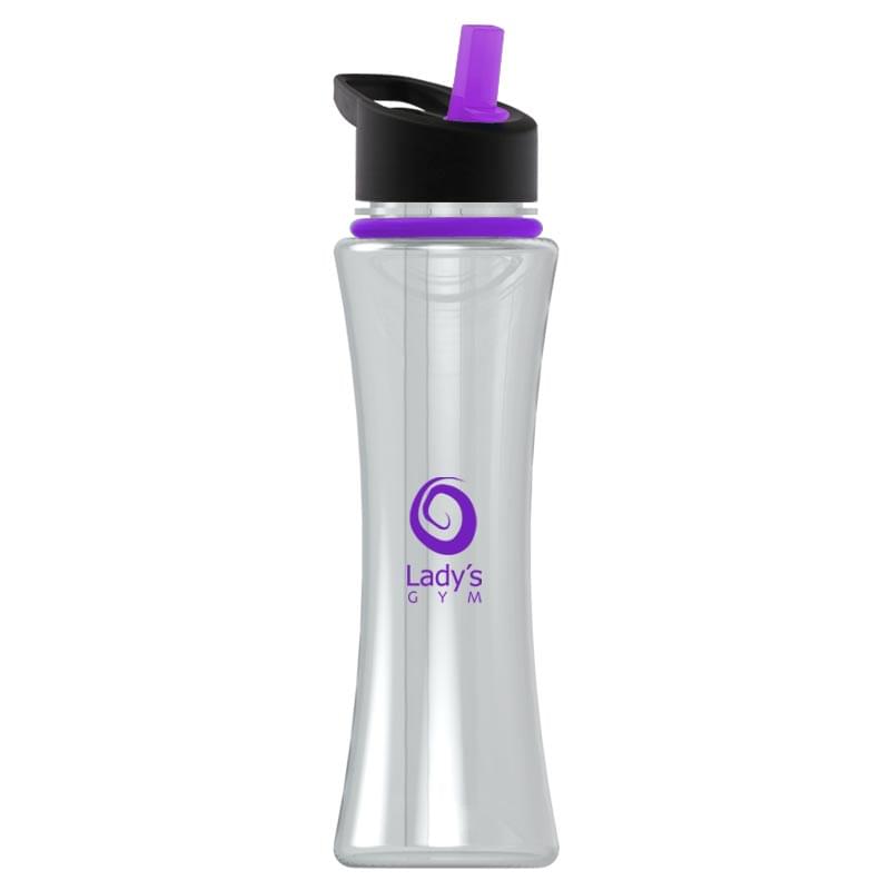 Two-tone Curve - 17 oz. Bottle, Flip Lid & Collar