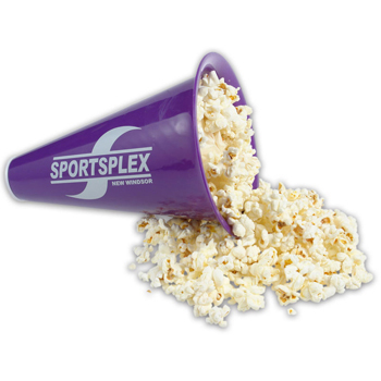 Megaphone with Popcorn Cap