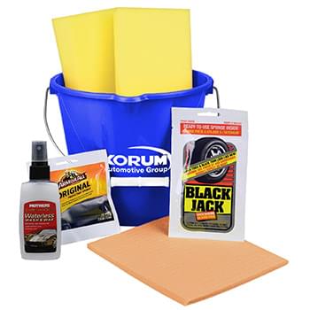 Detailing Car Wash Kit with Assorted Cleaners