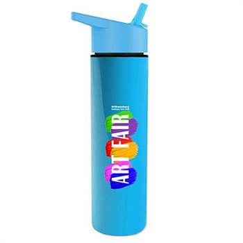 The Chiller 16 oz. Double Wall Insulated Bottle with Flip Straw Lid Digital