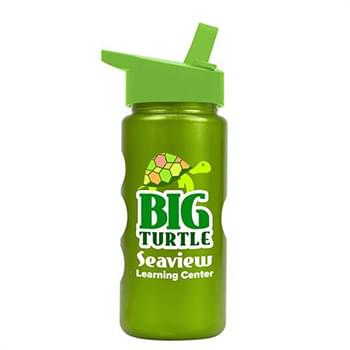 Mini Peak - 22 oz. Metalike Bottle With Flip Straw Lid - Digital
