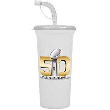Digital 32 oz. Sport Sipper Cup with Straw Lid