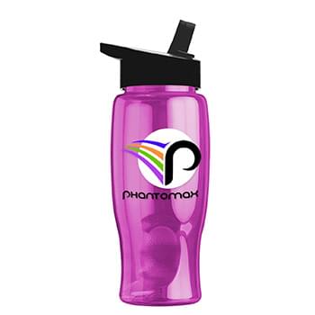 Poly-Pure - 27 oz. Bottle -Flip Straw Lid - Digital