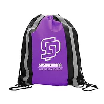The Reflector 14" x 17" Drawstring Backpack