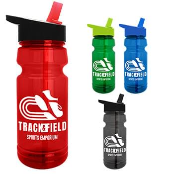 The Trainer - 24 oz. UpCycle RPET Bottles with Flip Straw Lid