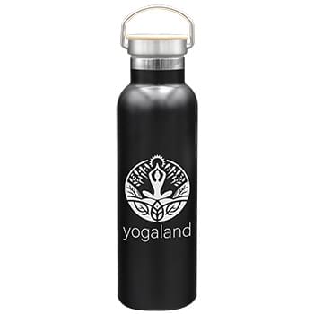 The Serene - 20 oz. Stainless Steel with Bamboo Lid