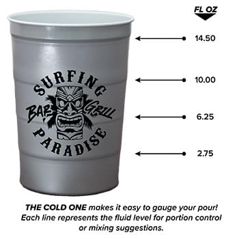 The Cold One - 16 oz. Steel Chill Party Cup