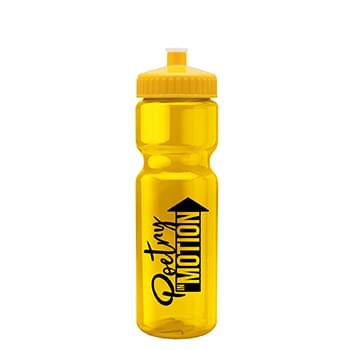 Champion 28 oz. Transparent Sports Bottle - Push Pull Lid