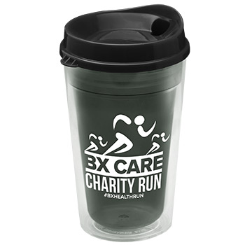 Garyline® Transparent Tumbler with Sip Lid - 16 oz.