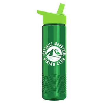 24oz. The Twist Transparent Bottle With Handle Straw Lid