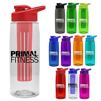 Garyline® Flair Tritan® Bottle with Drink-Thru Lid and Infuser - 26 oz.